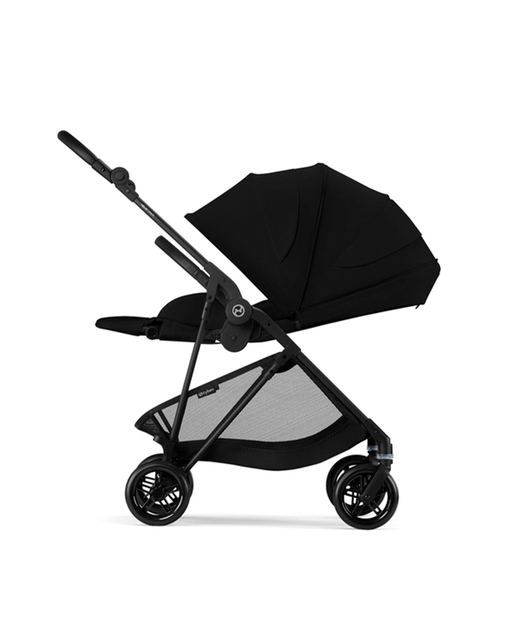Poussette Melio Carbon Coloris Magic Black Unisexe (Cybex) - Image 5