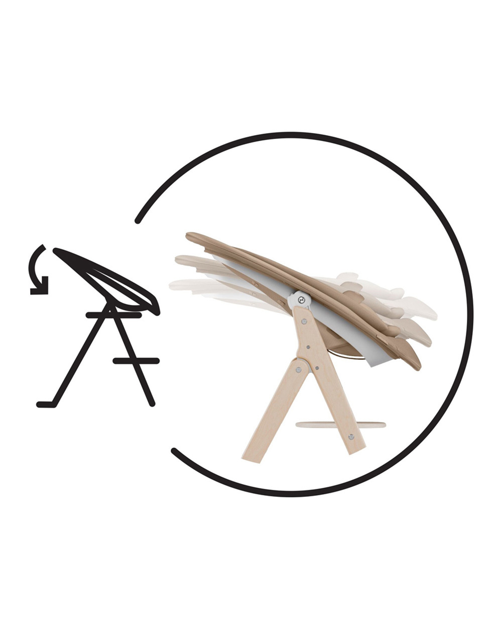Chaise haute Click   Fold 4-en-1 Cybex (Cybex) - Image 3