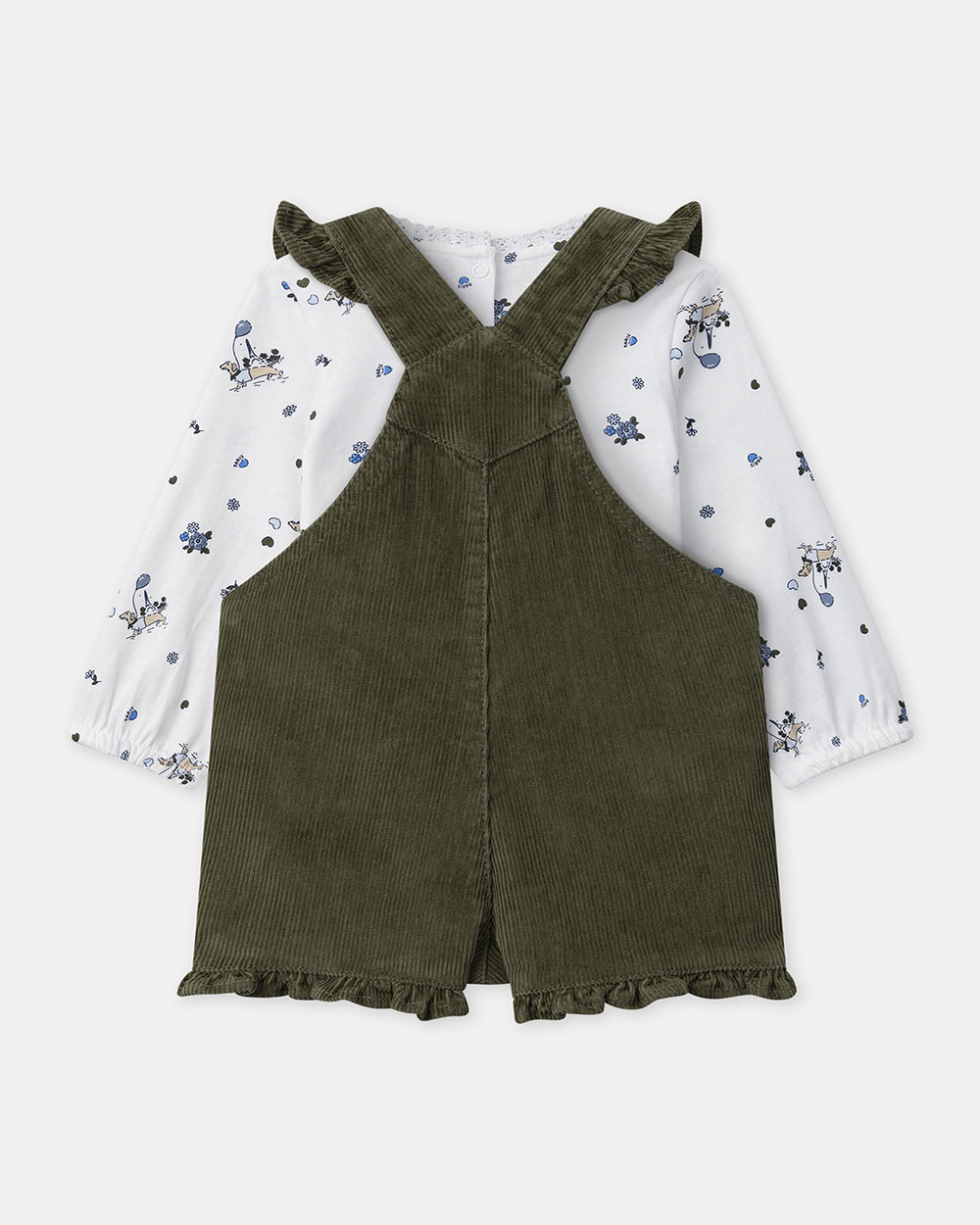 Ensemble salopette en velours + body imp... Sergent Major (Sergent Major) - Image 14