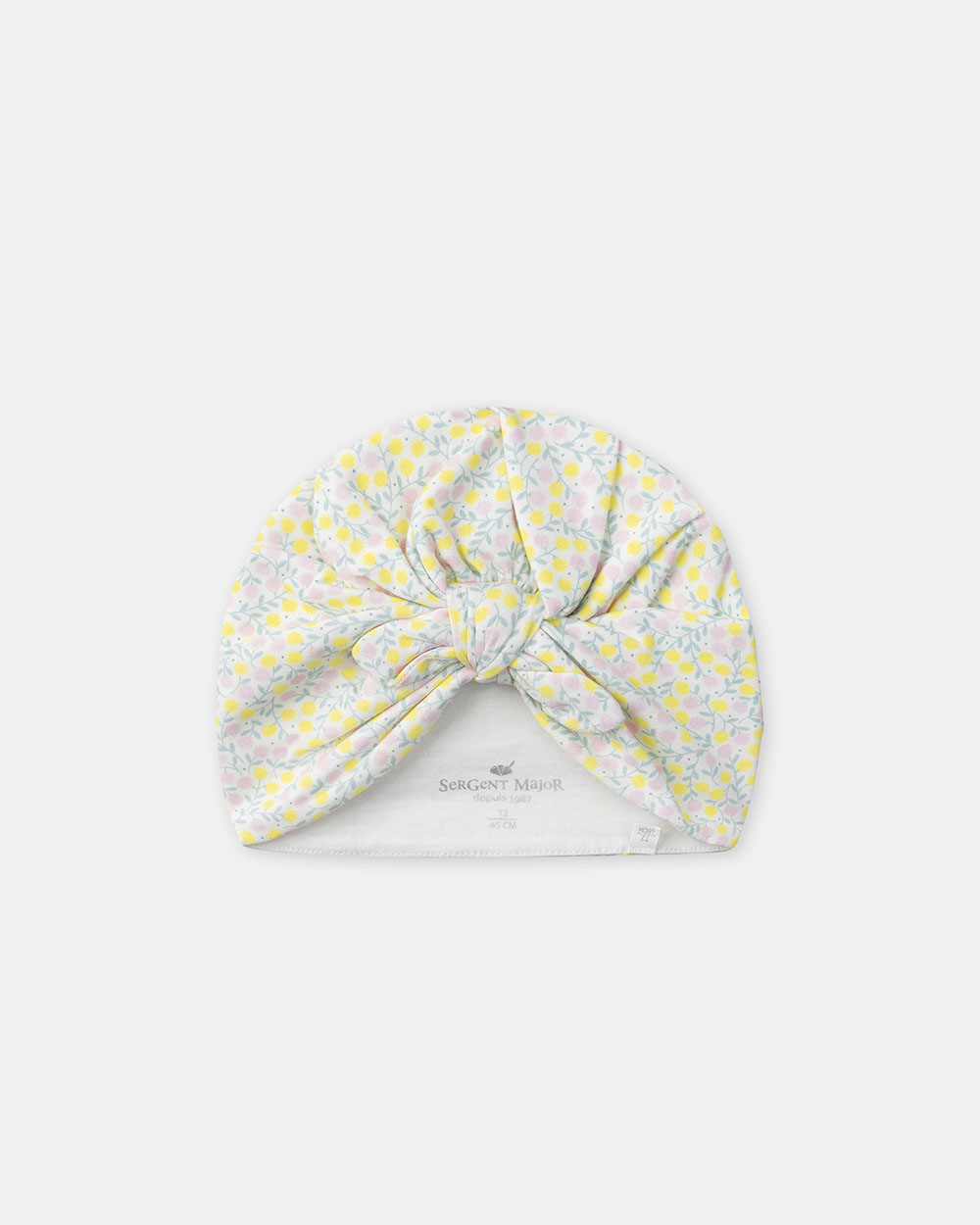 Bonnet de naissance imprimé feuillage Sergent Major (Sergent Major) - Couverture