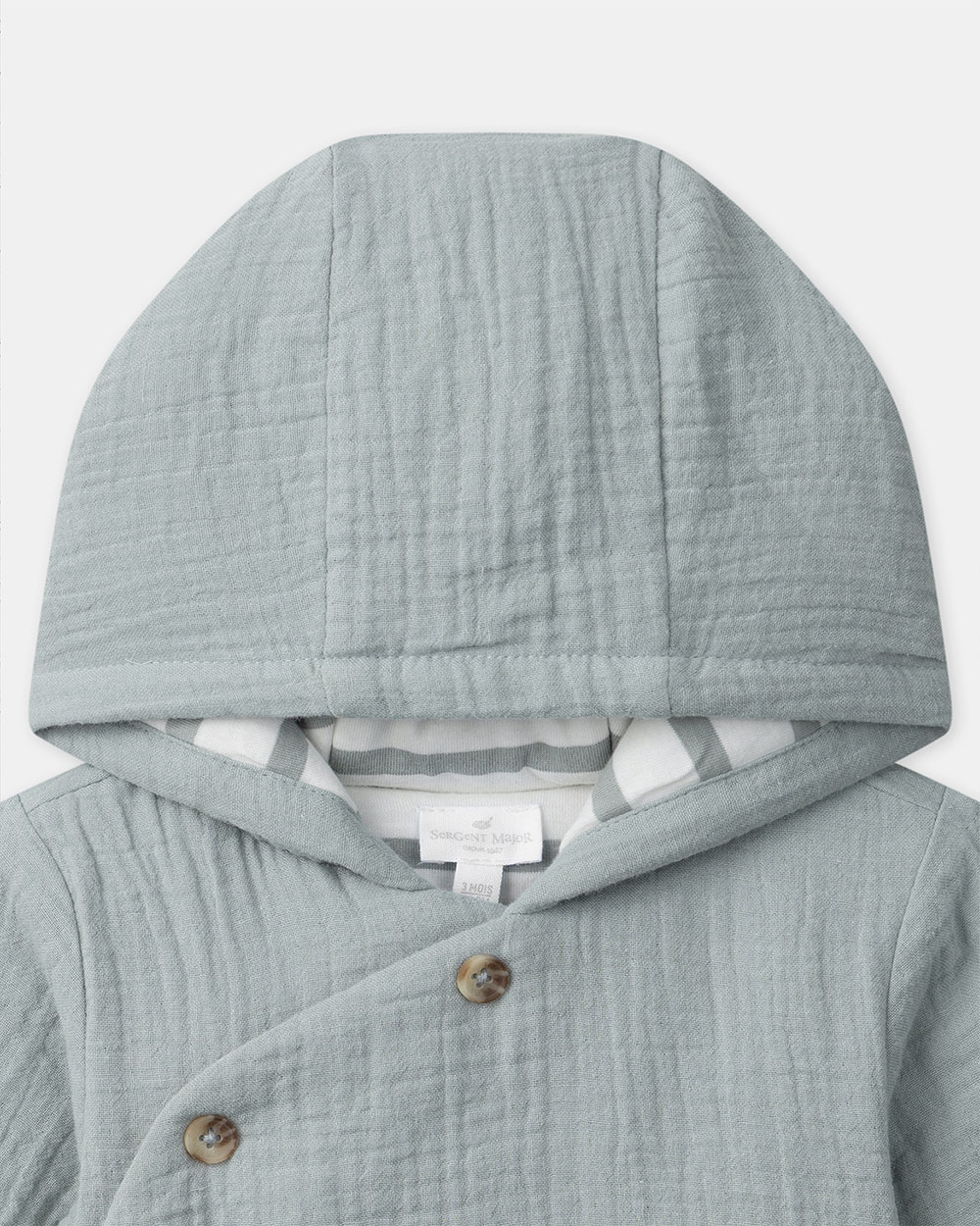 Veste à capuche naissance garçon Sergent Major (Sergent Major) - Image 1