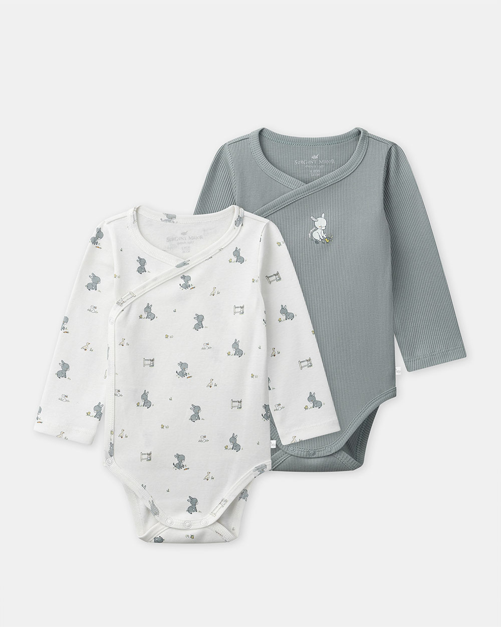 Lot de 2 bodies imprimé âne Sergent Major (Sergent Major) - Image 1