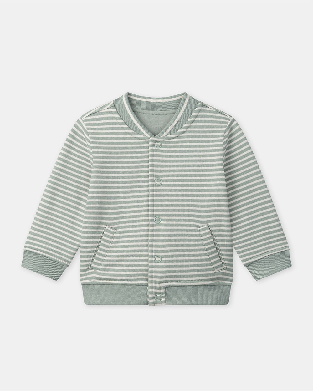 Teddy réversible vert uni ou rayures Coloris Sergent Major (Sergent Major) - Image 2