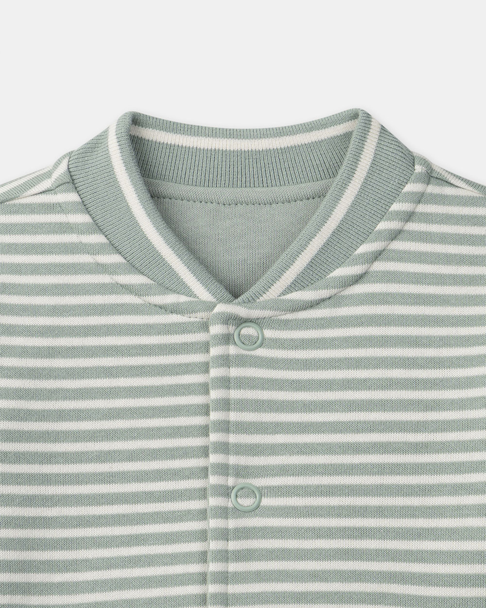 Teddy réversible vert uni ou rayures Coloris Sergent Major (Sergent Major) - Image 3