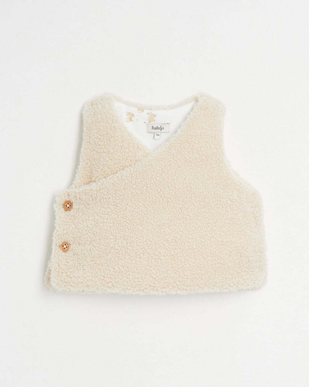 Gilet croisé imitation fourrure Unisexe (Natalys) - Couverture