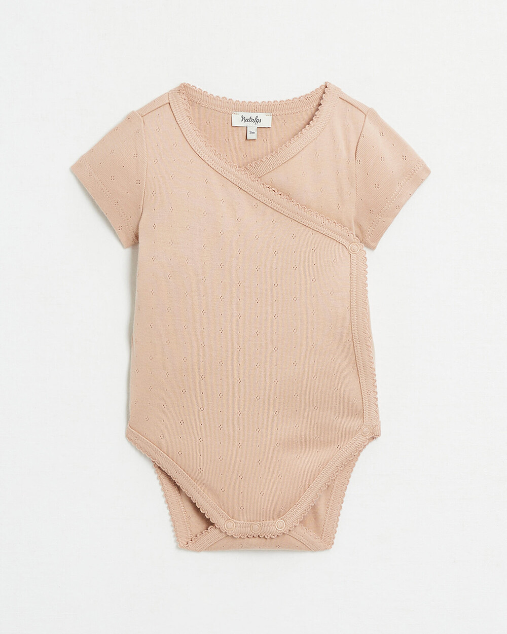 Body croisé fantaisie manches courtes Unisexe (Natalys) - Couverture