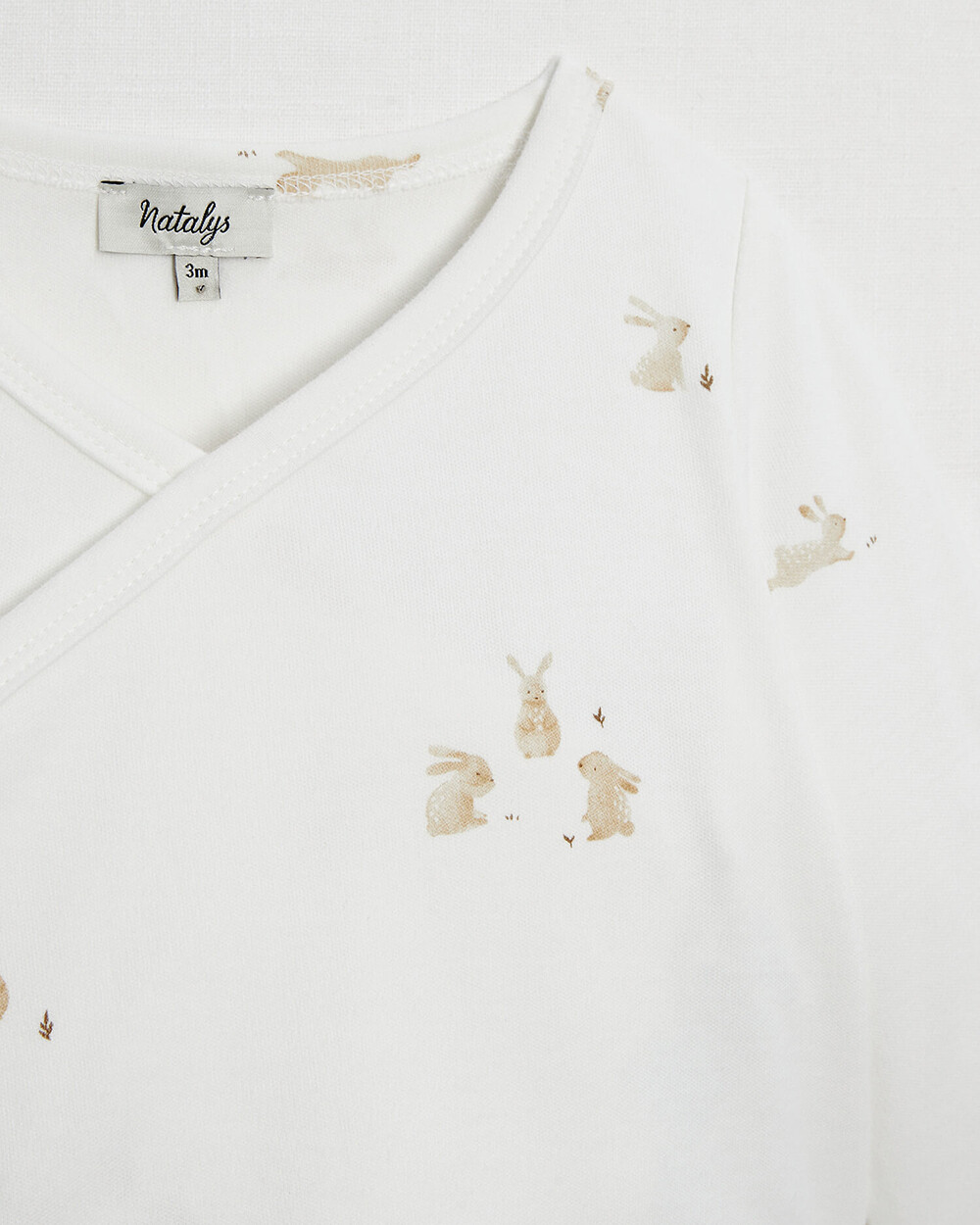 Brassière croisée en interlock Natalys (Natalys) - Image 1