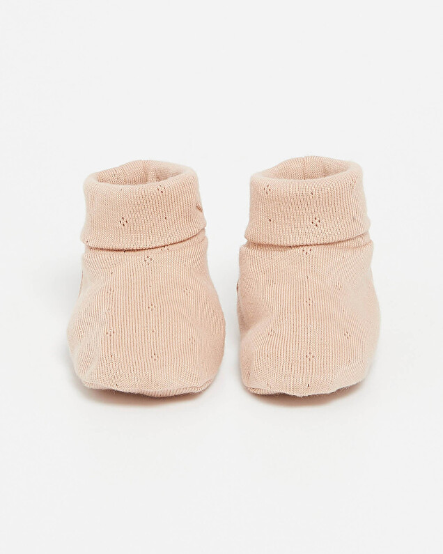 Natalys - Chaussons ajourés en coton Unisexe