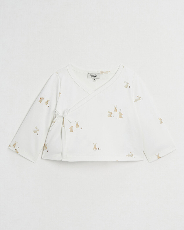 Natalys - Brassière croisée en interlock Natalys