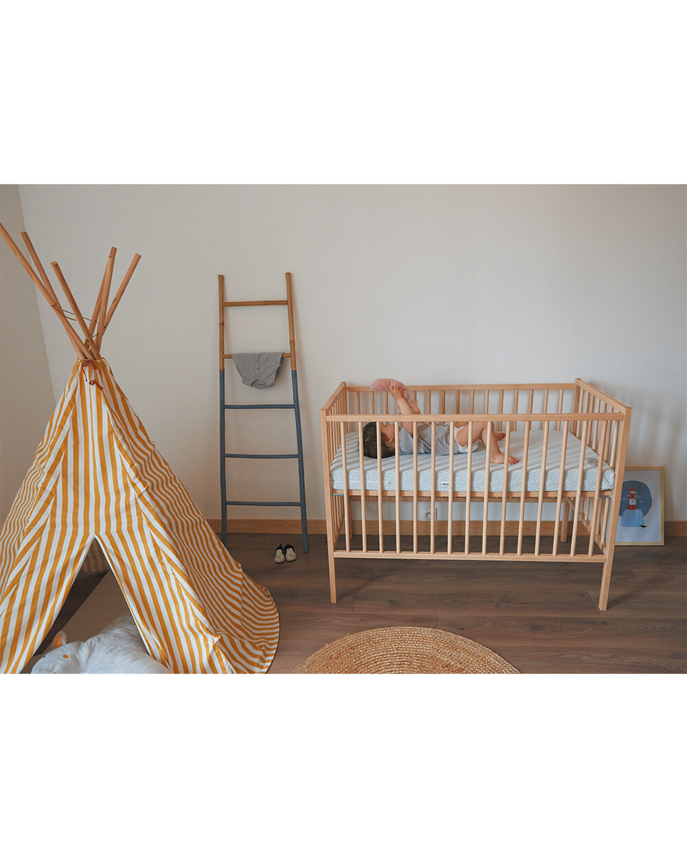 Lit bébé Rémi 60x120 cm Combelle (Combelle) - Image 2