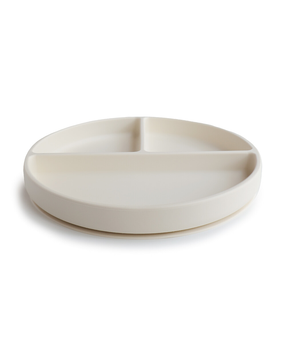 Assiette ronde à compartiments Unisexe (Mushie) - Image 1