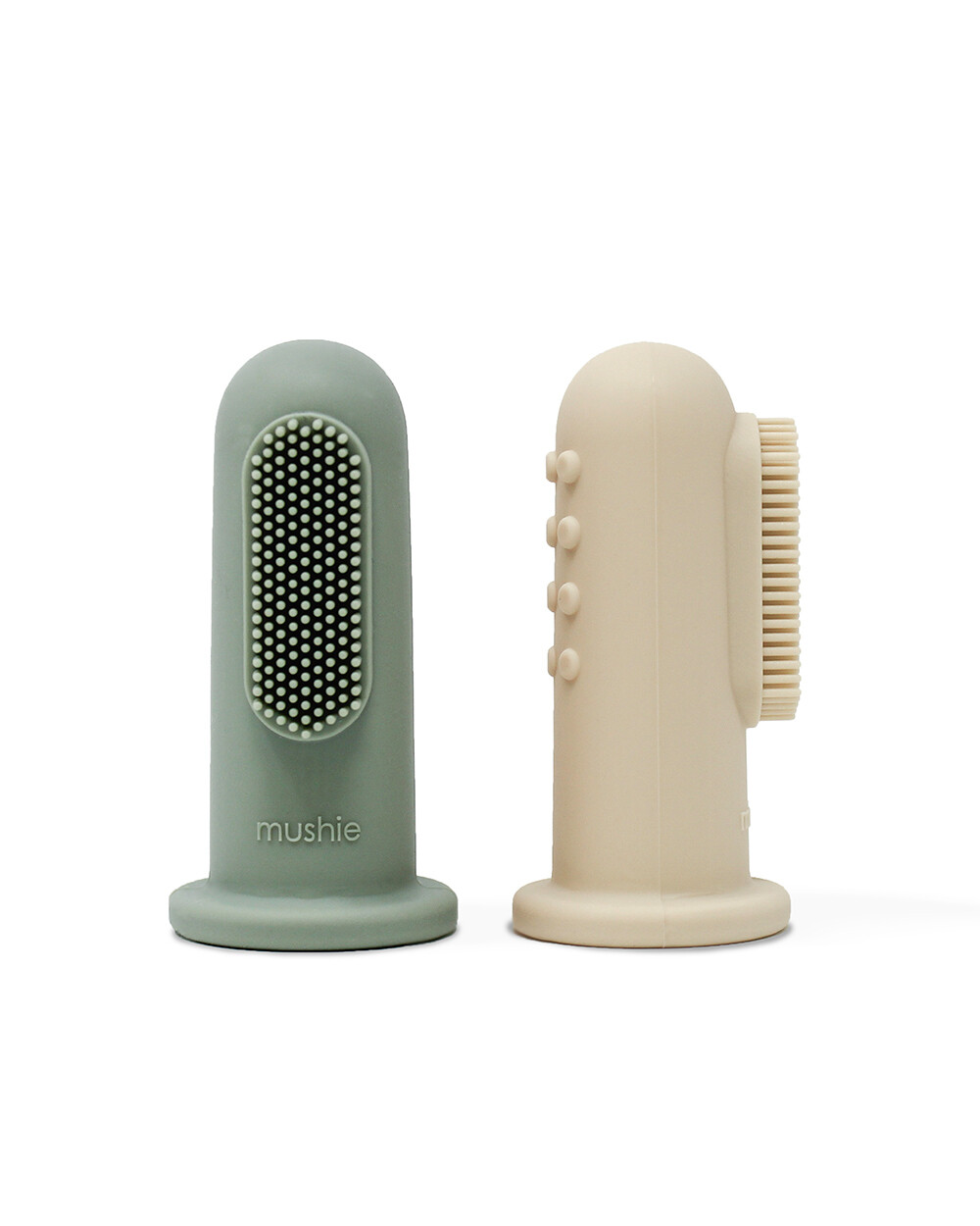 Lot de 2 brosses à dent doigt Unisexe (Mushie) - Image 1