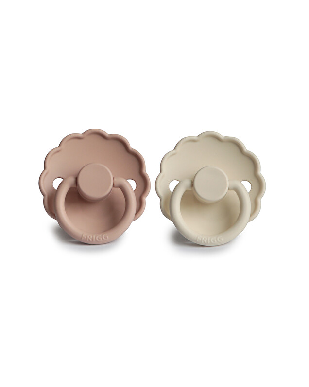 Frigg - Lot de 2 sucettes Daisy silicone Unisexe