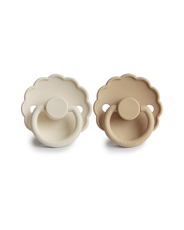 Frigg - Lot de 2 sucettes Daisy silicone Unisexe
