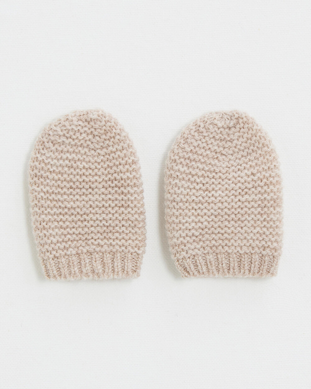 Moufles nouveau-né en laine mérinos Natalys (Natalys) - Couverture