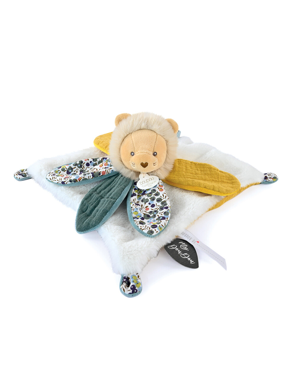 Doudou lion pétales Boh'aime 27 cm Unisexe (Doudou Et Compagnie) - Couverture