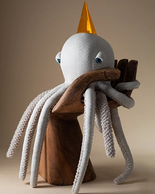 Bigstuffed - Peluche pieuvre 90 cm Bigstuffed