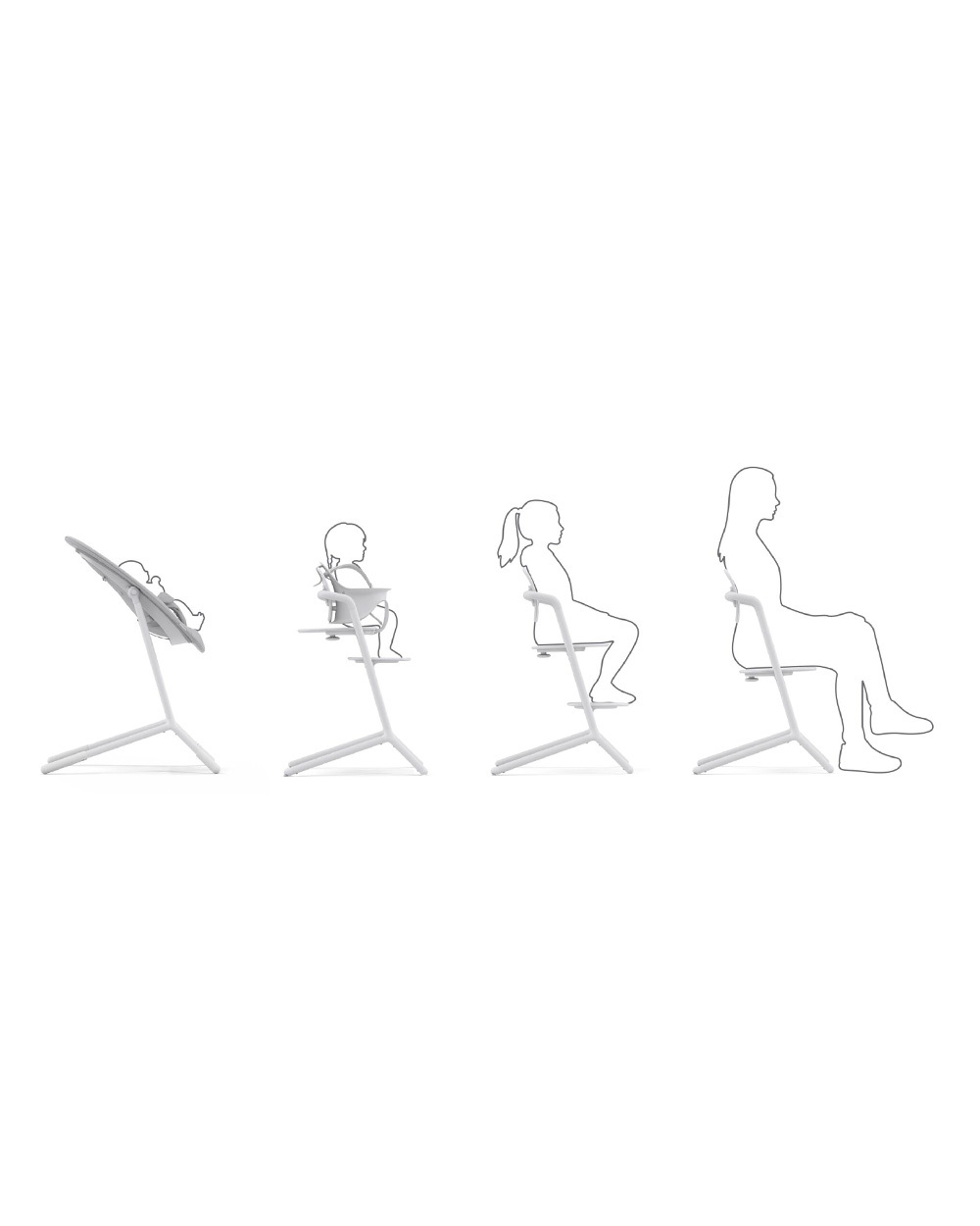 Chaise haute Lemo 3-en-1 Unisexe (Cybex) - Image 10