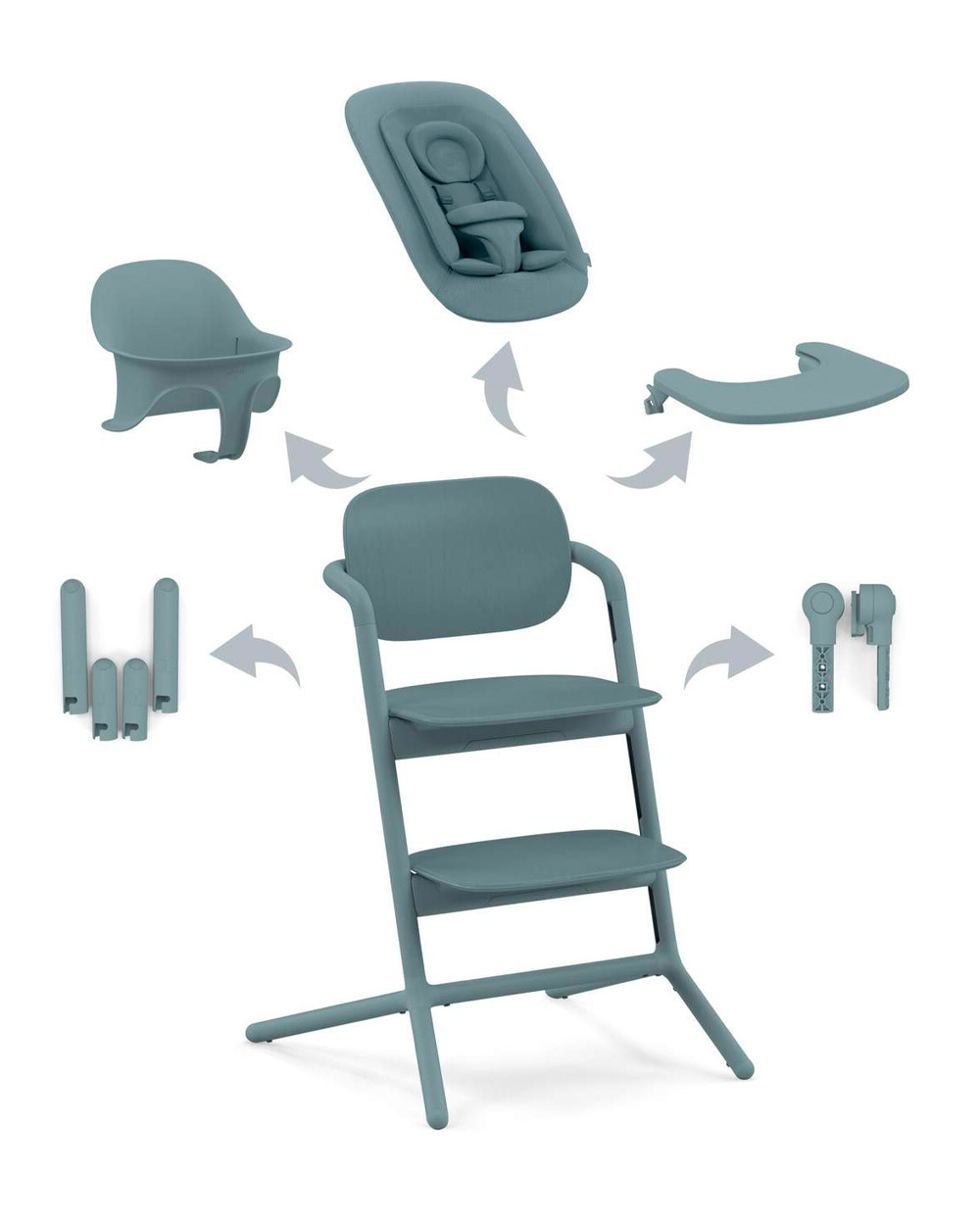 Chaise haute Lemo 4-en-1 Unisexe (Cybex) - Image 1