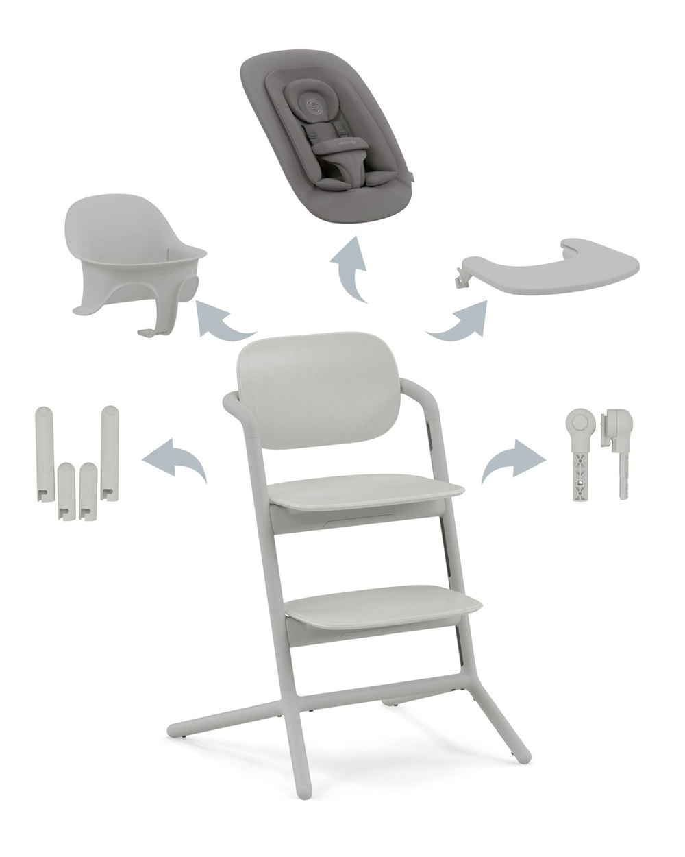 Chaise haute Lemo 4-en-1 Unisexe (Cybex) - Image 2